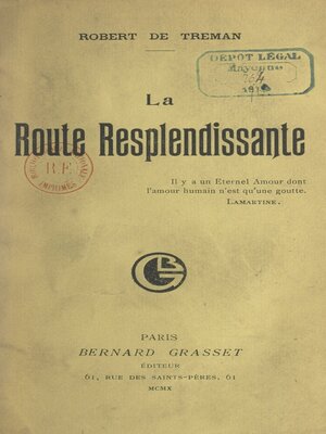 cover image of La route resplendissante
